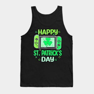 Video Shamrock  St Patrick's Day Men Tank Top